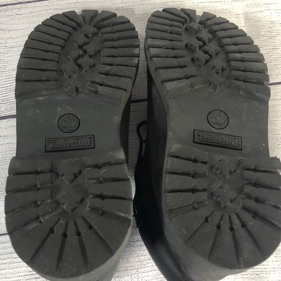 Timberland size 3 Big Kids 6 Inch Premium black - Picture 5 of 8